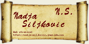 Nadja Šiljković vizit kartica